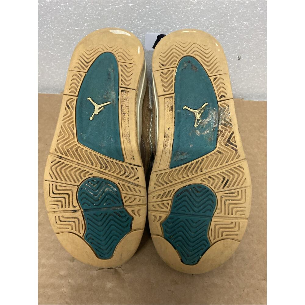 Nike Air Jordan 4 Retro Low Shoes Cacao FB2213-200 Brown Tan - Size Kid's 1 - Picture 5 of 8